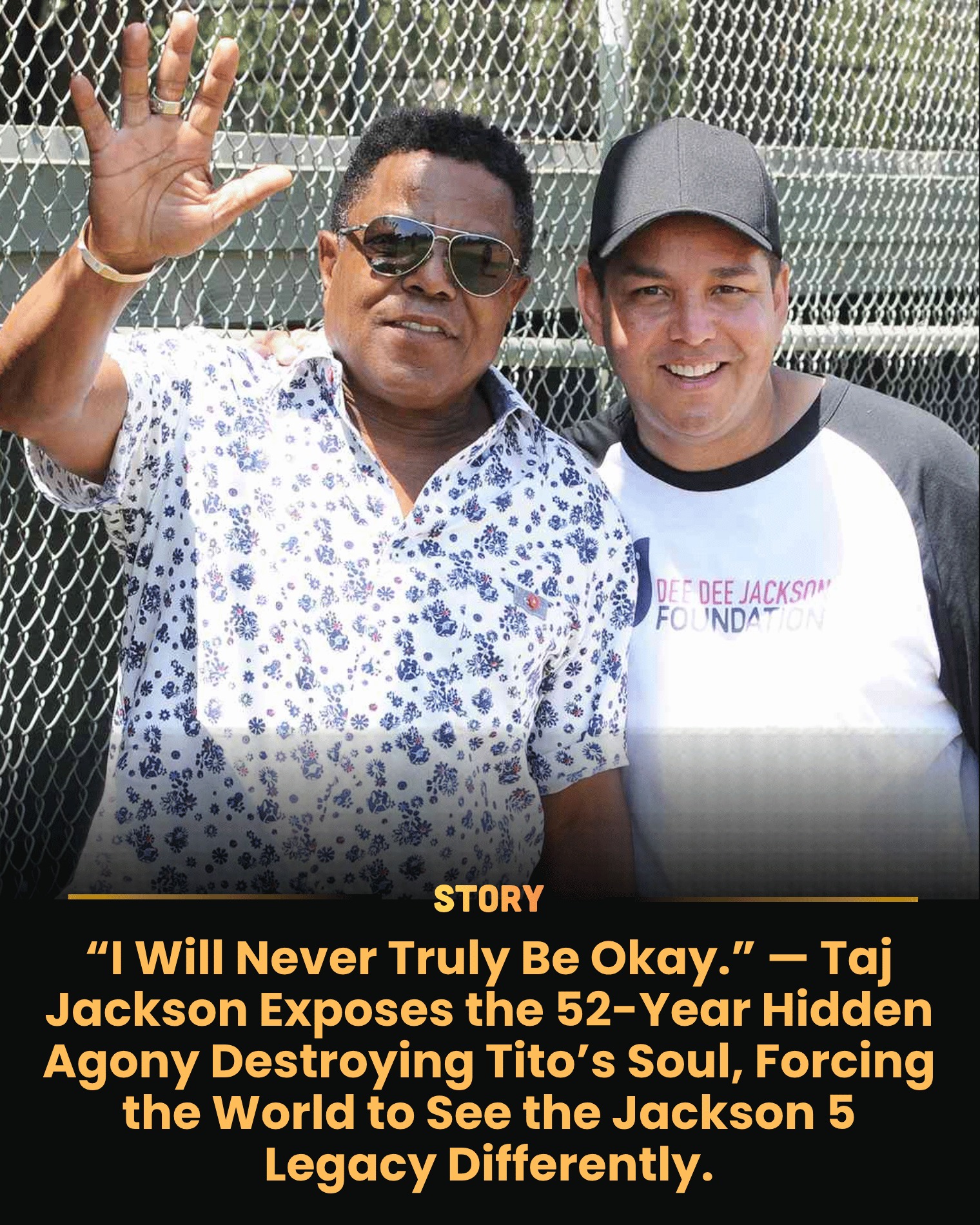 “I Will Never Truly Be Okay.” — Taj Jackson Exposes the 52-Year Hidden Agony Destroying Tito’s Soul, Forcing the World to See the Jackson 5 Legacy Differently.