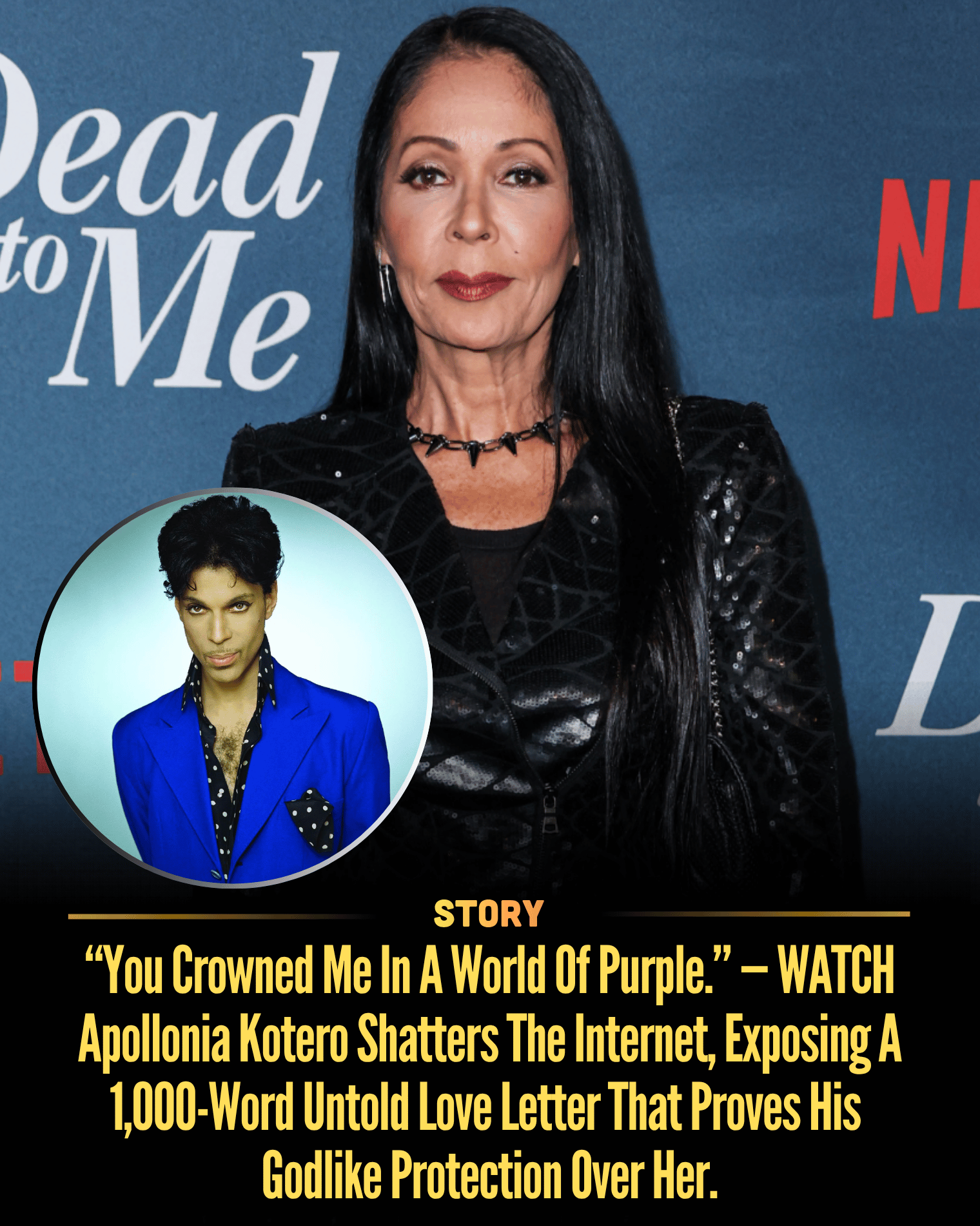 “You Crowned Me In A World Of Purple.” — WATCH Apollonia Kotero Shatters The Internet, Exposing A 1,000-Word Untold Love Letter That Proves His Godlike Protection Over Her.