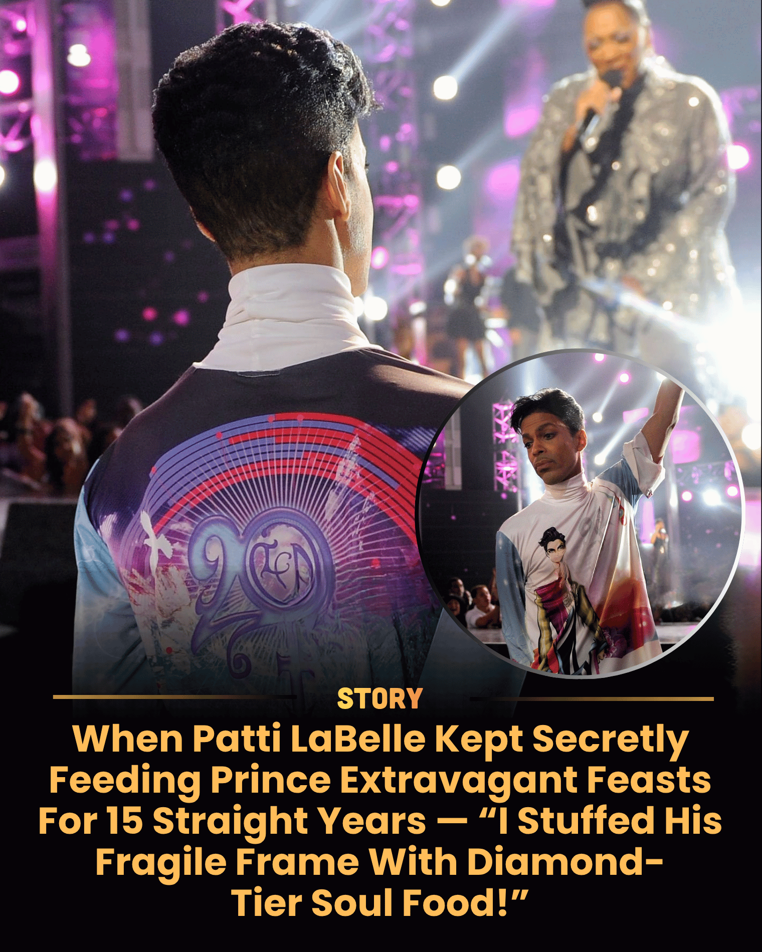 When Patti LaBelle Kept Secretly Feeding Prince Extravagant Feasts For 15 Straight Years — “I Stuffed His Fragile Frame With Diamond-Tier Soul Food!”