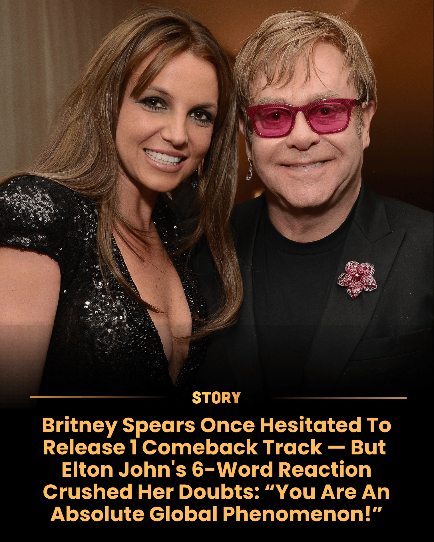Britney Spears Once Hesitated To Release 1 Comeback Track — But Elton John’s 6-Word Reaction Crushed Her Doubts: “You Are An Absolute Global Phenomenon!”