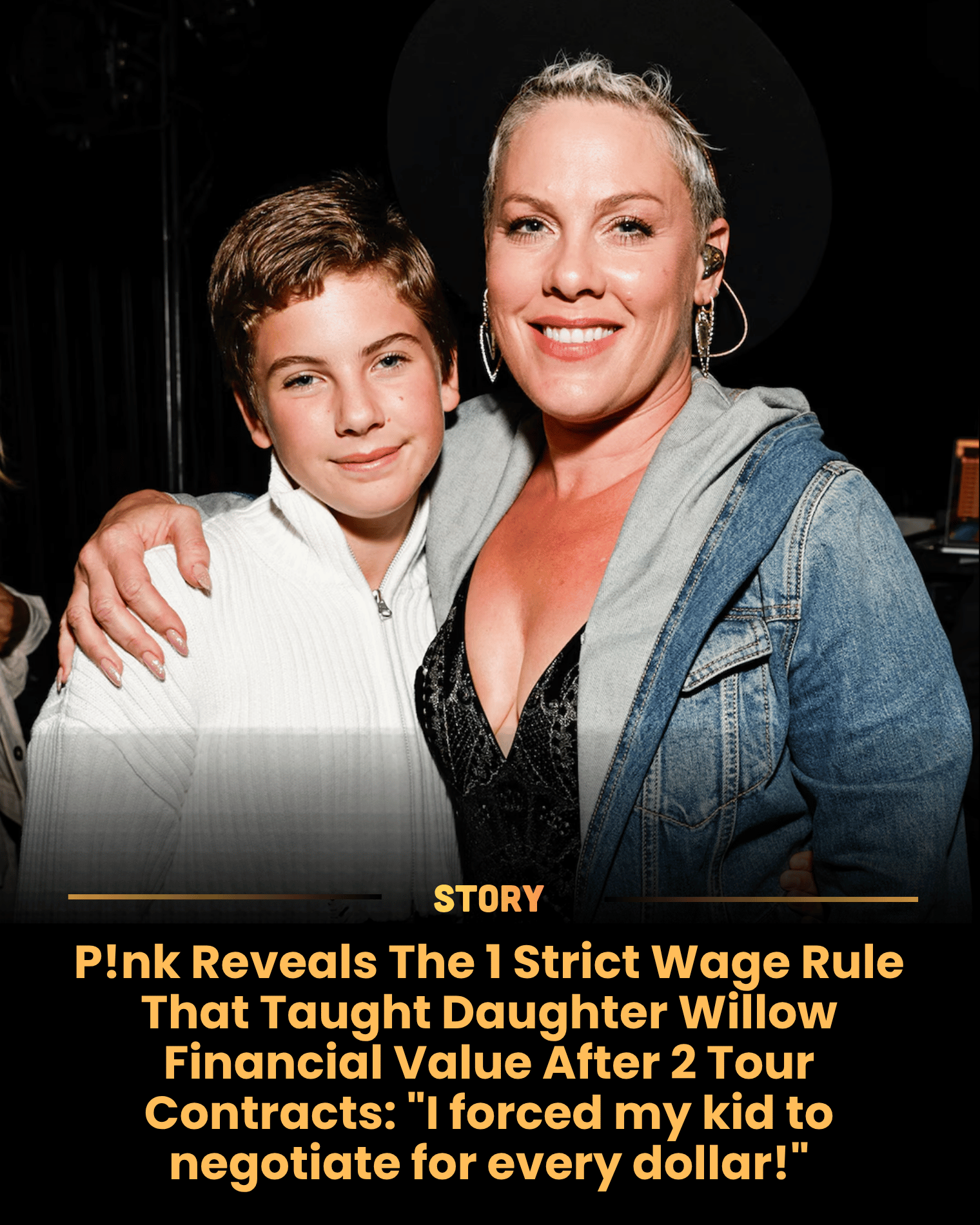 P!nk Reveals The 1 Strict Wage Rule That Taught Daughter Willow Financial Value After 2 Tour Contracts: “I forced my kid to negotiate for every dollar!”
