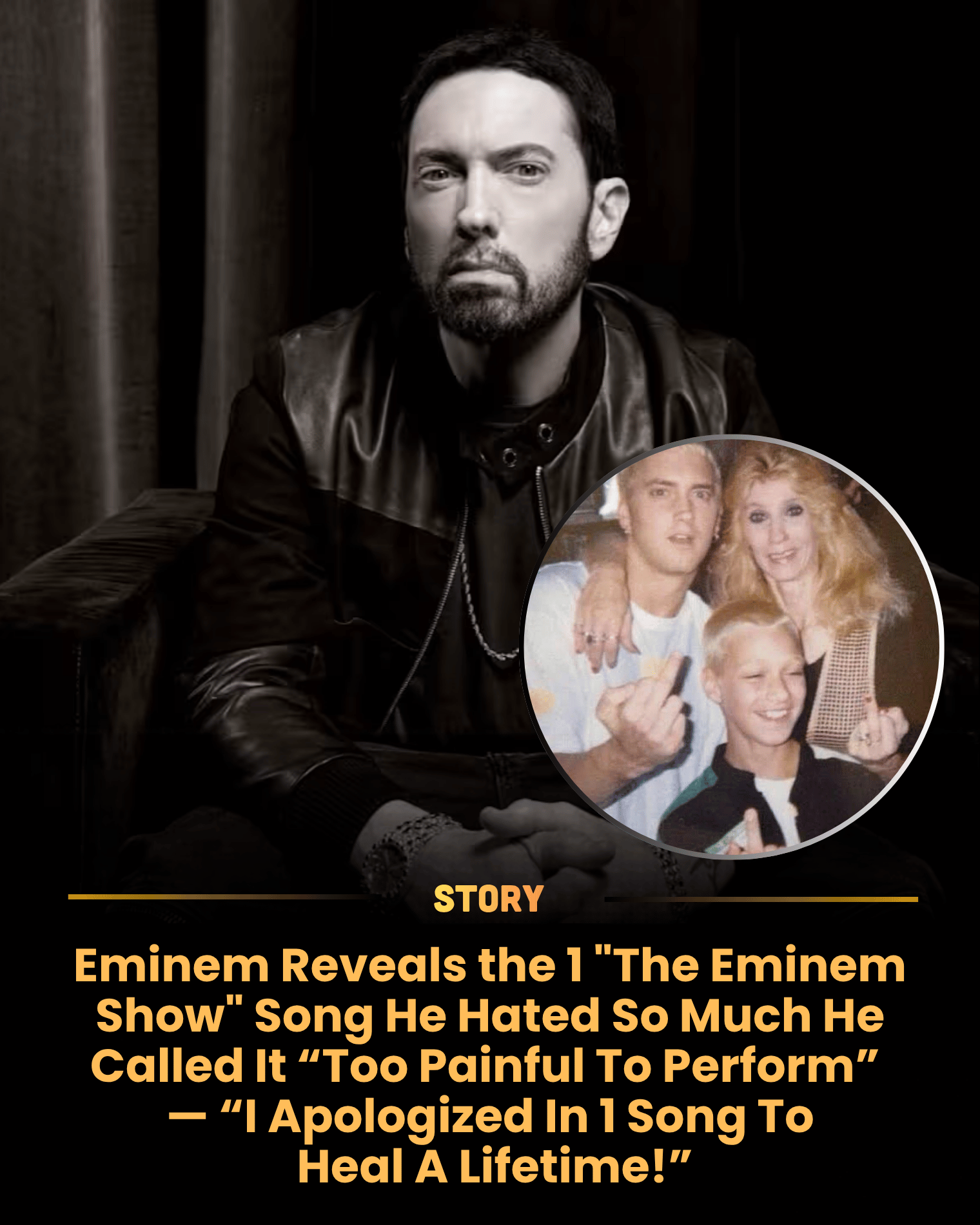 Eminem Reveals the 1 “The Eminem Show” Song He Hated So Much He Called It “Too Painful To Perform” — “I Apologized In 1 Song To Heal A Lifetime!”