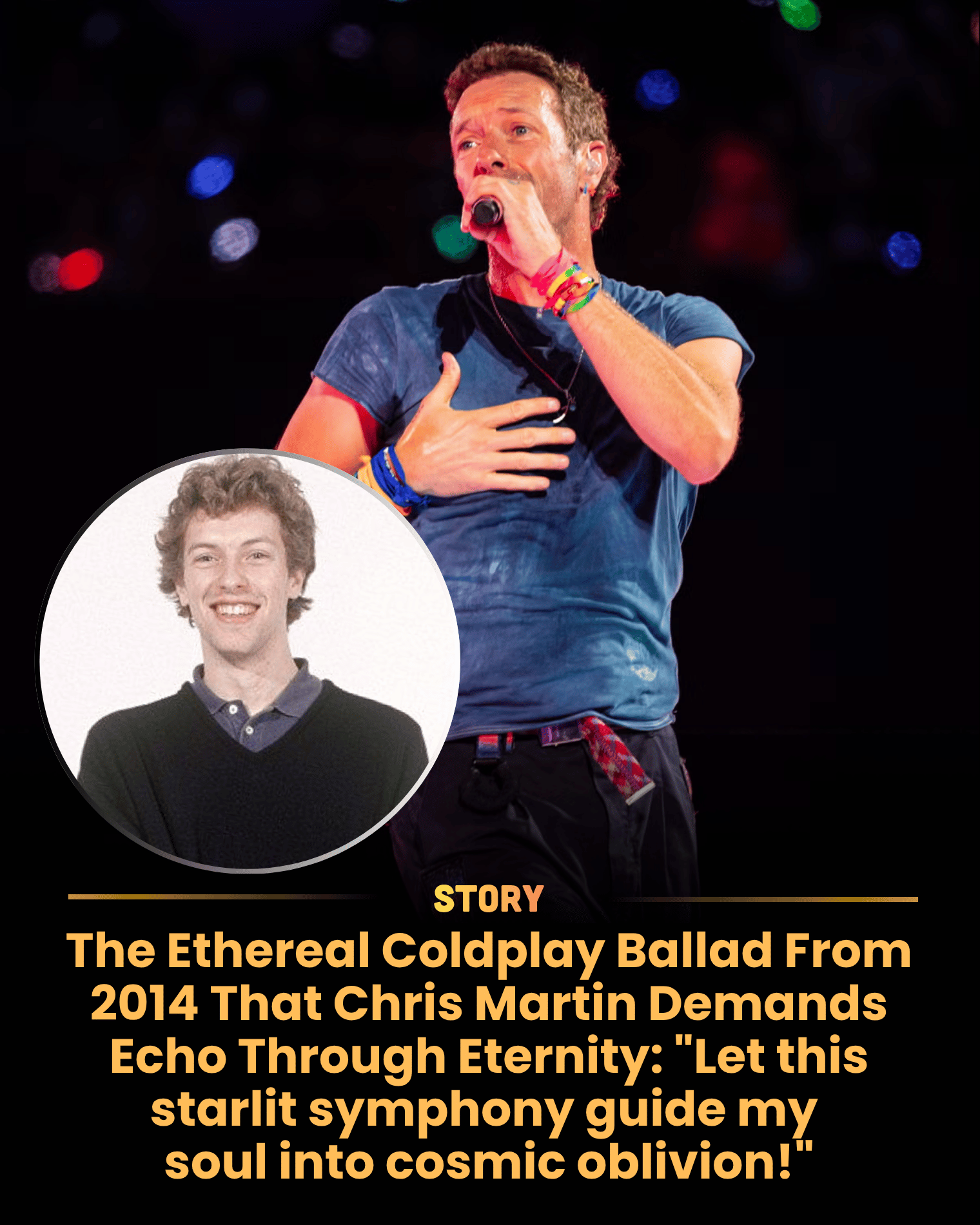 The Ethereal Coldplay Ballad From 2014 That Chris Martin Demands Echo Through Eternity: “Let this starlit symphony guide my soul into cosmic oblivion!”