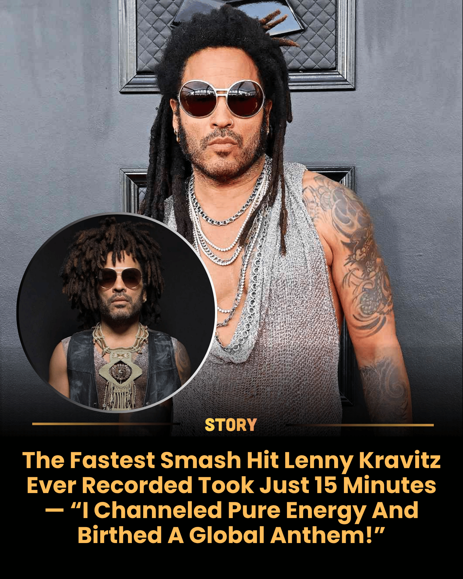 The Fastest Smash Hit Lenny Kravitz Ever Recorded Took Just 15 Minutes — “I Channeled Pure Energy And Birthed A Global Anthem!”